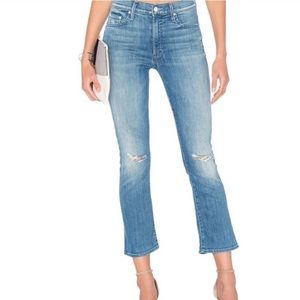 Mother the Insider crop high waist bootcut jeans